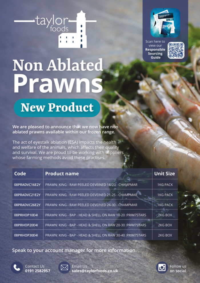 Non ablated prawns flyer